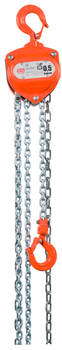 Řetězový ruční  kladkostroj X-CH05, nosnost 0,5 t, délka zdvihu 4 m