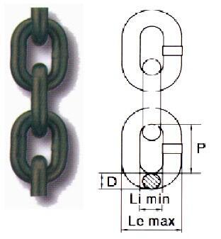Řetěz metrážní, průměr 16 mm, třída 8