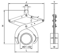 Svěrací kleště UKT 2500kg, 60-250 mm - 2/2
