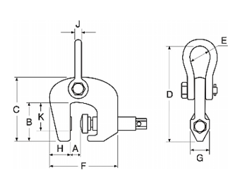 Šroubovací svěrka CSH 3t, 0-60 mm - 2