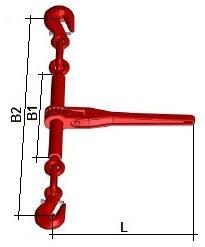 Řetězový napínák s háky ŘNH průměr 13 mm, třída 8 - 2