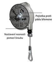 Balancér 9311 (Tecna), nosnost: 0,4 - 1 kg, 1600 mm - 2/2