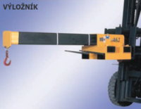 Závěsné rameno na vidlice VZV univerzální ZRUV 2500kg  - 2/4