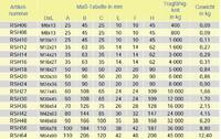 Šroubovací bod RSH M10x17, nosnost 1000 kg, tř.8 - 3/4